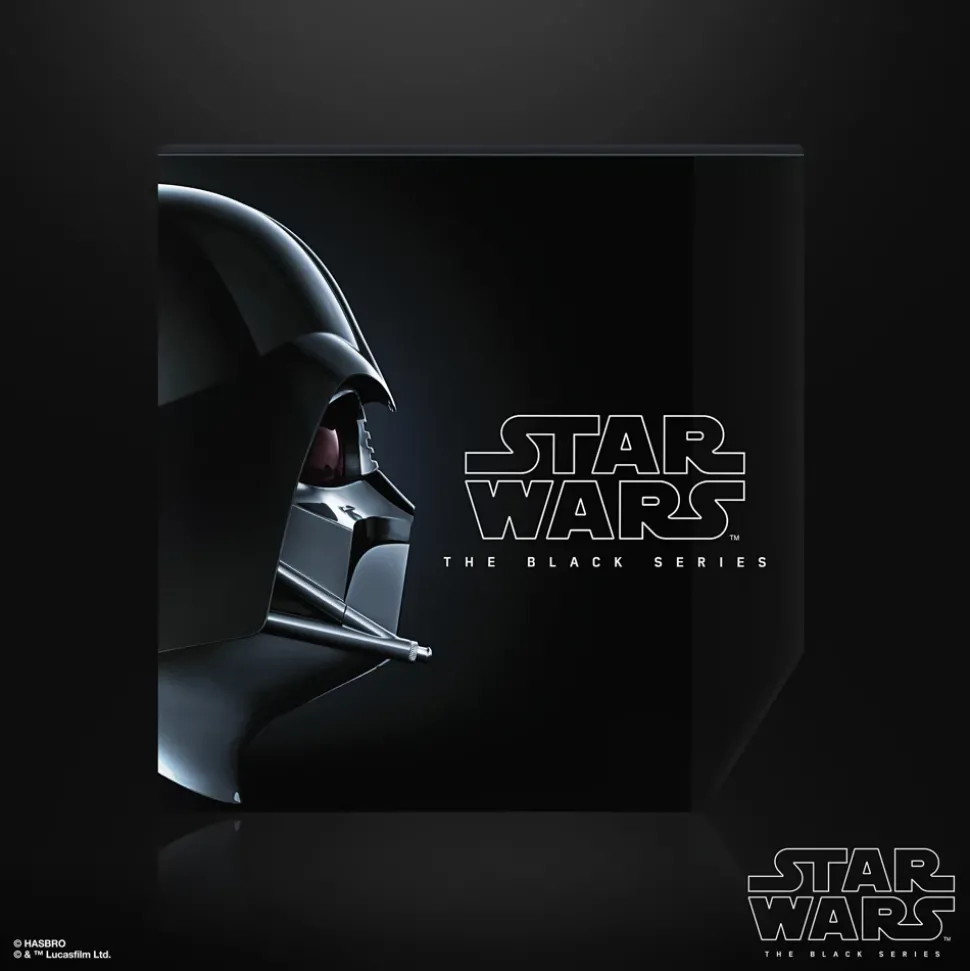 Hasbro Casque électronique Dark Vador de luxe, collection Star Wars The Black Series