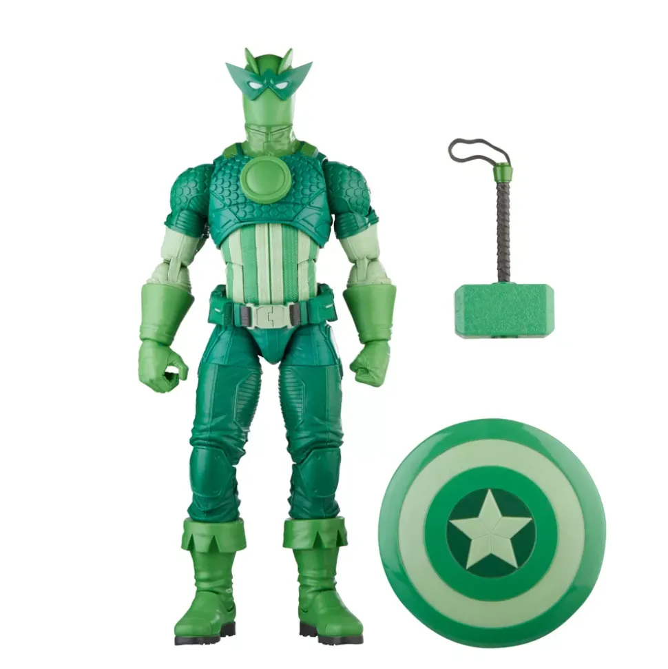 Hasbro Figurine de collection Super-Adaptoide Marvel Legends Series, Avengers 60e anniversaire
