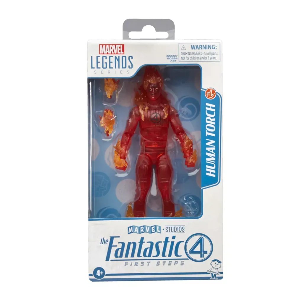 Hasbro Figurine La Torche humaine série Marvel Legends, Les 4 Fantastiques : Premiers pas, 15 cm