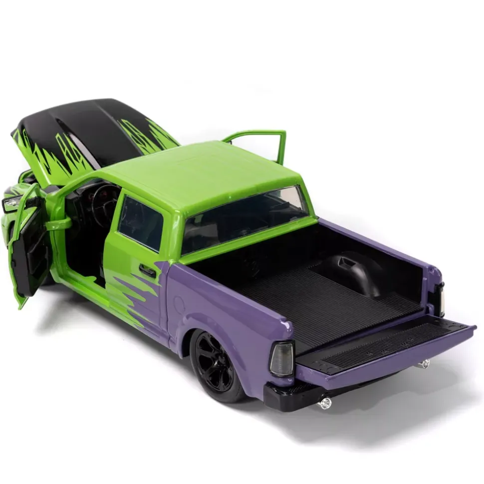 Jada Toys Figurine Hulk avec modèle réduit de la Dodge Ram 1500 de 2014, échelle 1/24