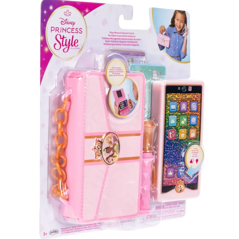 Jakks Ensemble de jeu pochette et téléphone Disney Princess Style