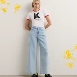 Jean large Disney x KARL LAGERFELD pour femmes