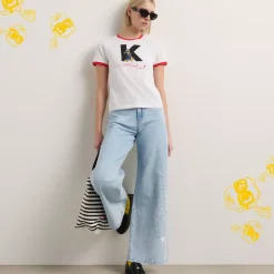 Jean large Disney x KARL LAGERFELD pour femmes