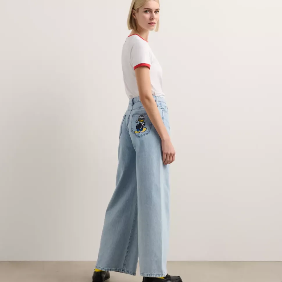 Jean large Disney x KARL LAGERFELD pour femmes