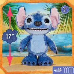 Just Play Peluche Stitch interactive Disney Ultimate, Lilo & Stitch
