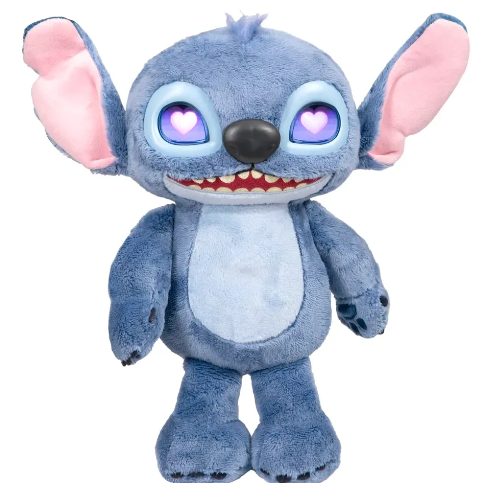 Just Play Peluche Stitch interactive de Disney, Lilo & Stitch (2025) - 34,5 cm