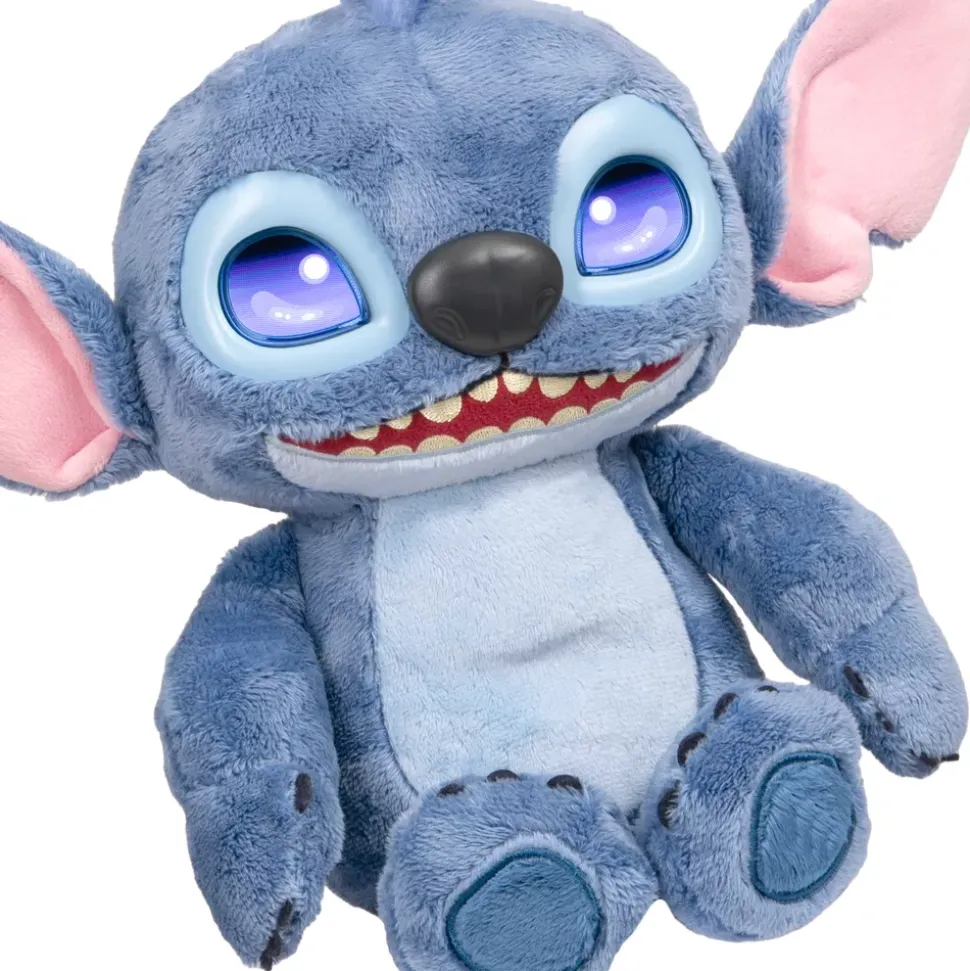 Just Play Peluche Stitch interactive de Disney, Lilo & Stitch (2025) - 34,5 cm