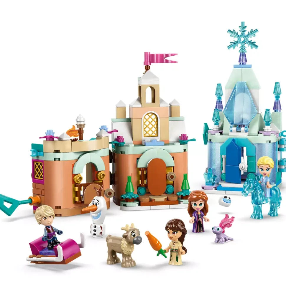 LEGO Disney Château d’Arendelle et palais de glace d’Elsa miniatures 43278