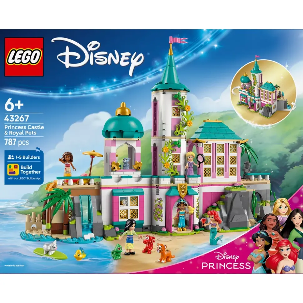 LEGO Disney Le château des princesses et les animaux royaux 43267