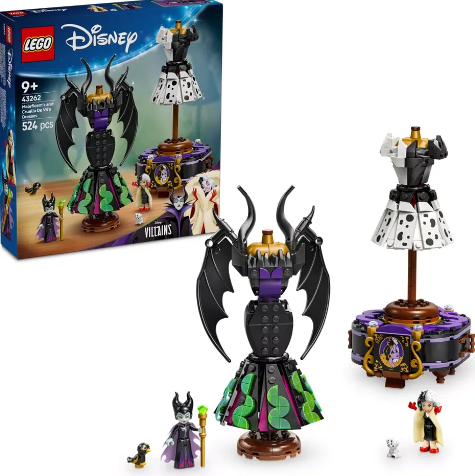 LEGO Disney Les robes de Maléfique et Cruella D’Enfer 43262