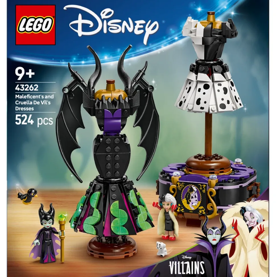 LEGO Disney Les robes de Maléfique et Cruella D’Enfer 43262