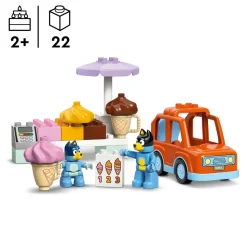 LEGO DUPLO Visite chez le marchand de glace avec Bluey 10458