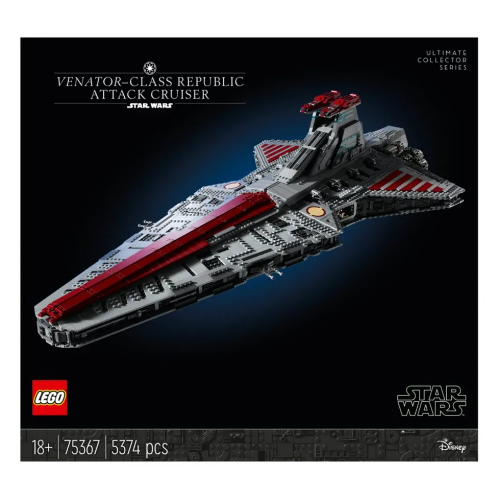LEGO Le croiseur d’assaut de classe Venator de la République 75367