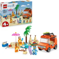 LEGO Les vacances et le voyage en voiture de Bluey 11202