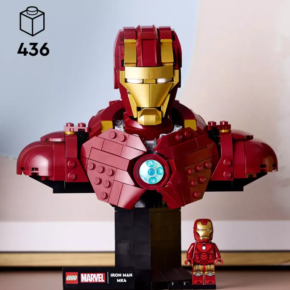 LEGO Marvel Buste d’Iron Man MK4 76327