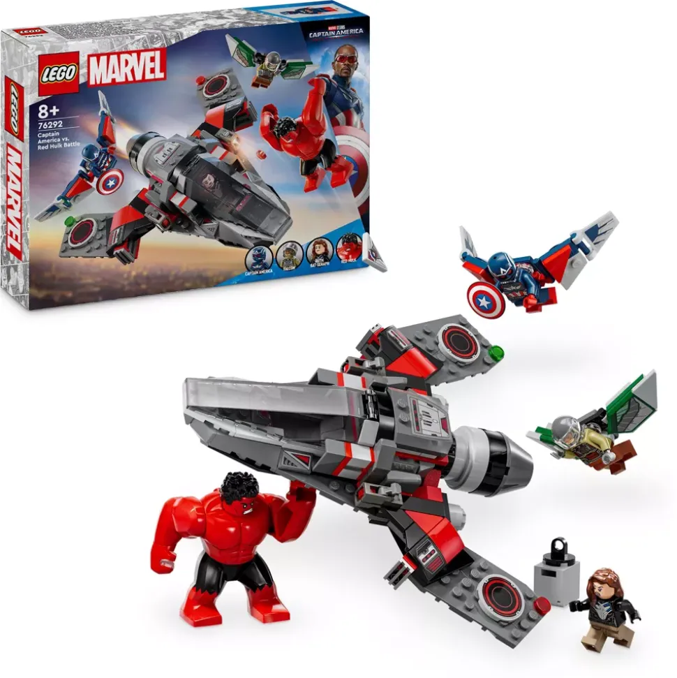 LEGO Marvel Captain America vs Hulk rouge 76292