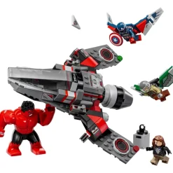 LEGO Marvel Captain America vs Hulk rouge 76292