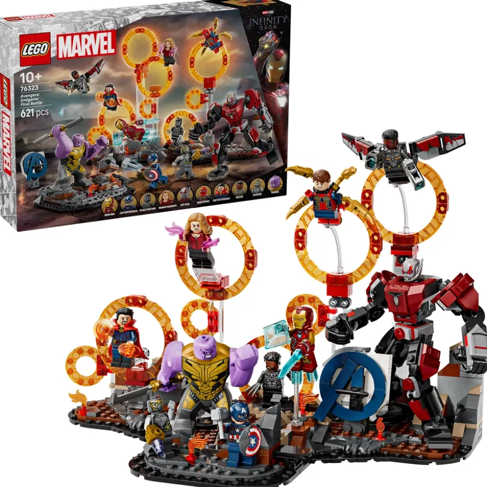 LEGO Marvel Combat final d'Avengers : Endgame 76323