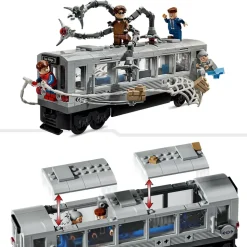 LEGO Marvel La scène du train de Spider-Man et Docteur Octopus 76321