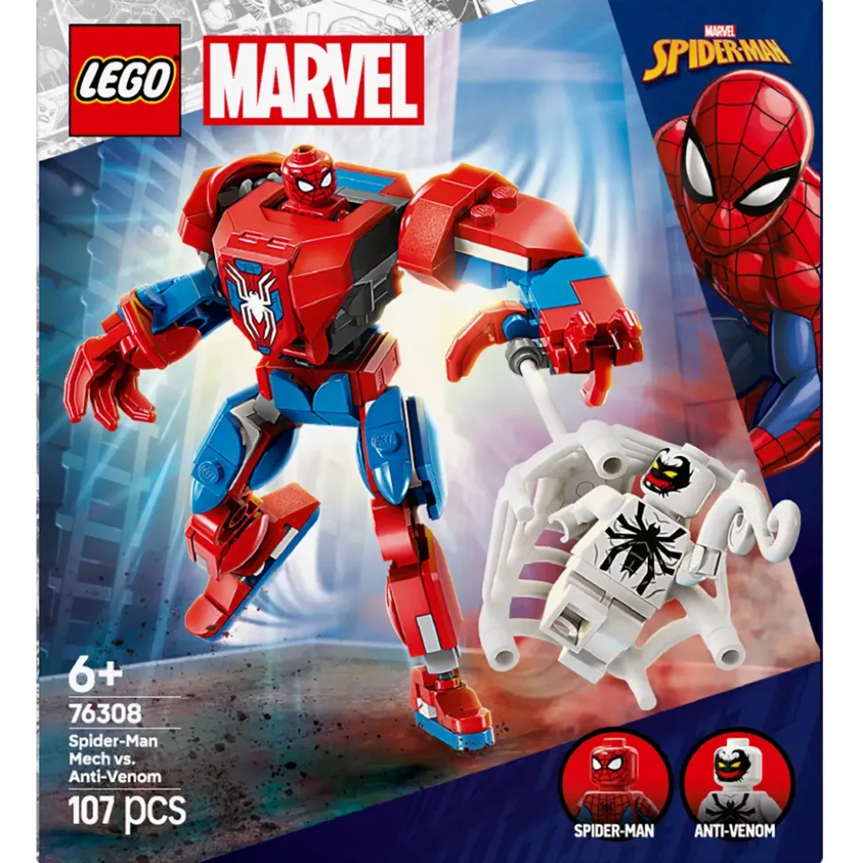 LEGO Marvel Le robot de Spider-Man contre Anti-Venom 76308