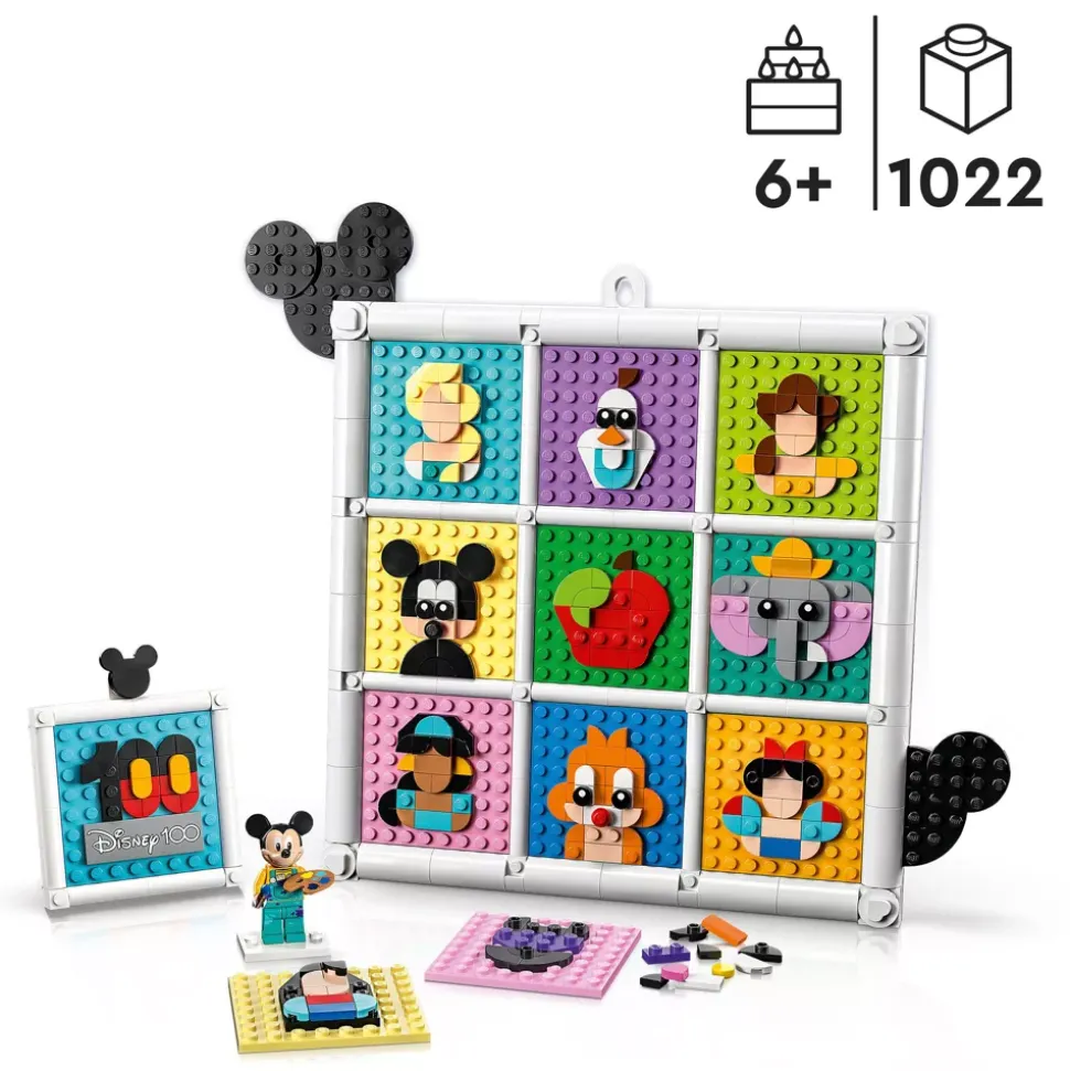 LEGO Set de décoration 100 ans d'icônes Disney