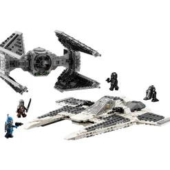 LEGO Star Wars 75348 Le chasseur Fang mandalorien contre le TIE Interceptor