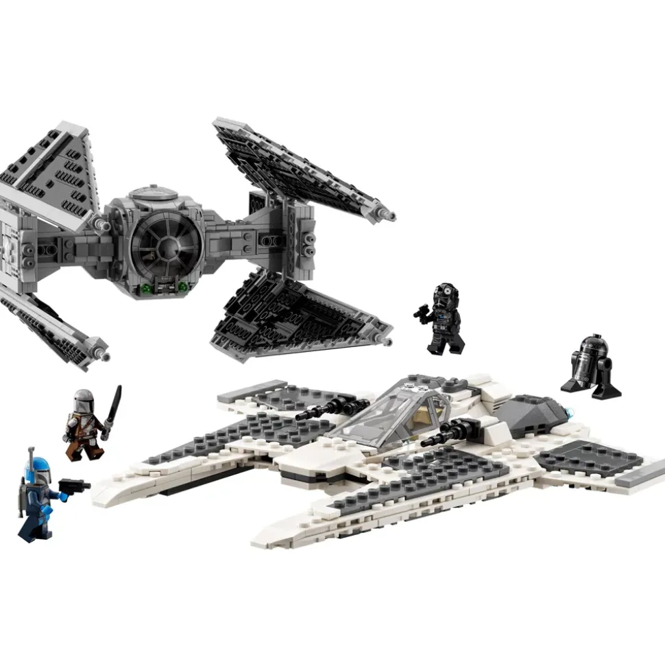 LEGO Star Wars 75348 Le chasseur Fang mandalorien contre le TIE Interceptor