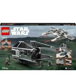 LEGO Star Wars 75348 Le chasseur Fang mandalorien contre le TIE Interceptor