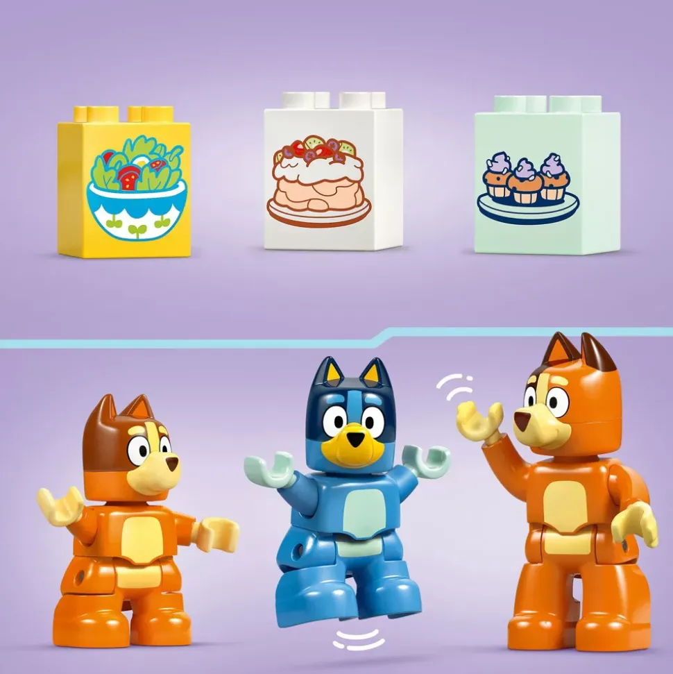 LEGO DUPLO La maison de famille de Bluey et le jeu de mémoire 10459