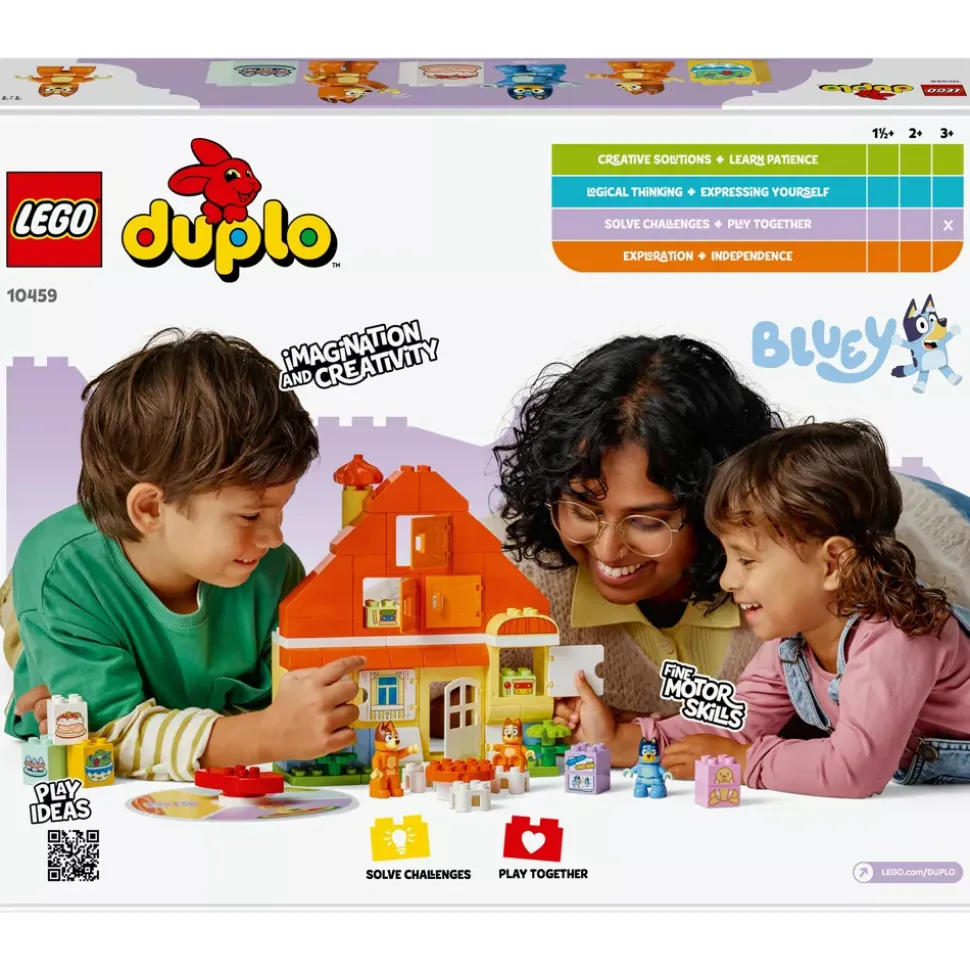 LEGO DUPLO La maison de famille de Bluey et le jeu de mémoire 10459