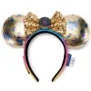 Loungefly Serre-tête à oreilles Mickey Mouse et ses amis 70e anniversaire de Disneyland Resort pour adultes