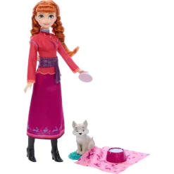 Mattel Poupée Anna et louveteau, La Reine des Neiges