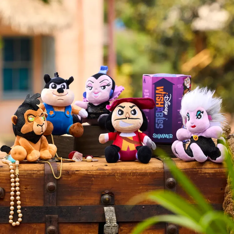 Mini peluche mystère Disney Villains Wishables