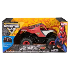 Monster Jam Monster Truck télécommandé Marvel The Amazing Spider-Man, échelle 1:24, jouets pour garçons et filles âgés de 4 ans et plus