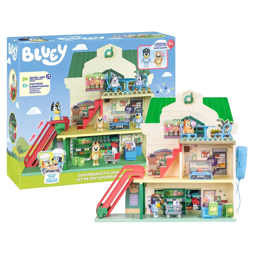 Moose Toys Coffret Bluey au supermarché