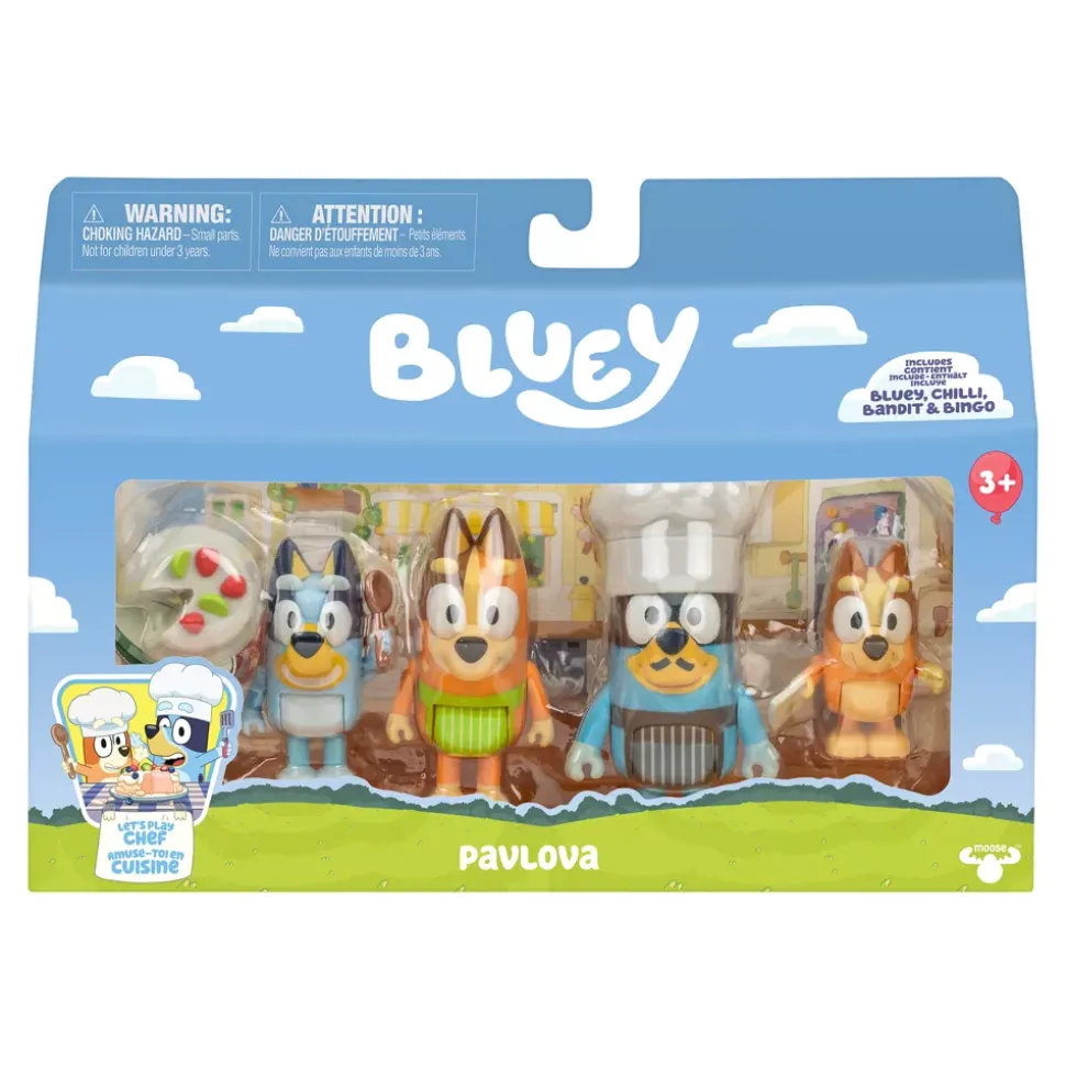 Moose Toys Ensemble de figurines Bluey Pavlova