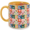 Mug Mickey et ses amis avec patchwork floral