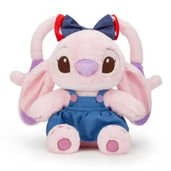 Peluche Angel denim de taille moyenne, Lilo & Stitch, 30 cm