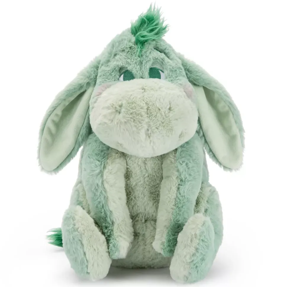 Peluche Bourriquet verte de taille moyenne, Winnie l'Ourson, 33 cm