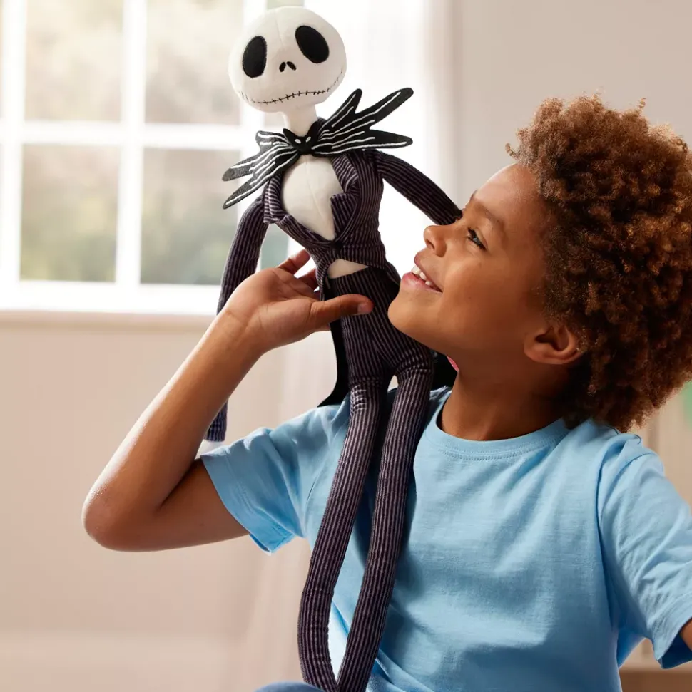 Peluche Jack Skellington de taille moyenne, L'Étrange Noël de Monsieur Jack par Tim Burton