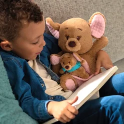 Peluche Maman Gourou et Petit Gourou GUND Oh So Snuggly, Winnie l'Ourson, 30,5 cm