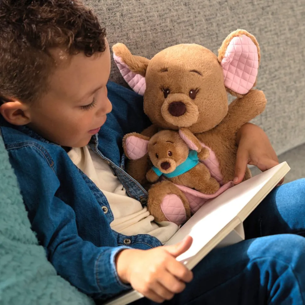 Peluche Maman Gourou et Petit Gourou GUND Oh So Snuggly, Winnie l'Ourson, 30,5 cm