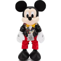 Peluche Mickey de taille moyenne, 25e anniversaire des échanges de pin's Disney