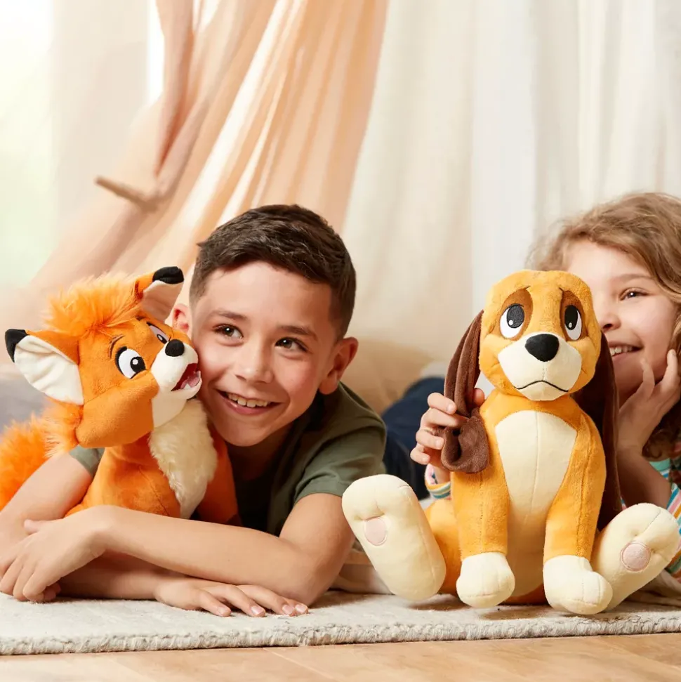 Peluche moyenne Rouky, Rox et Rouky