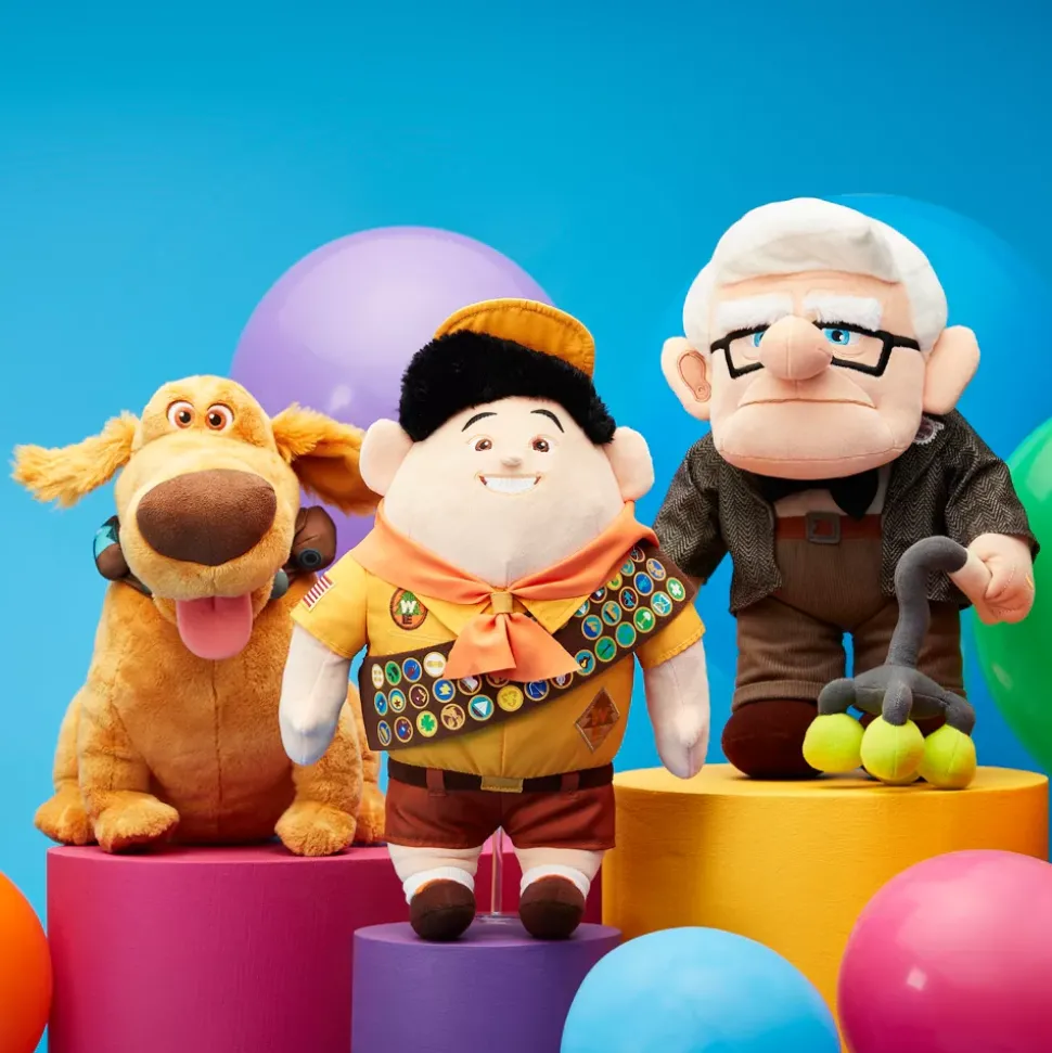 Peluche moyenne Russell, Là-haut