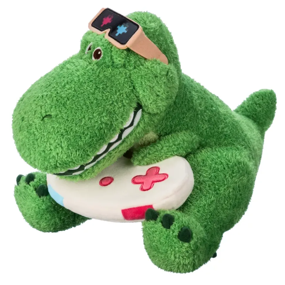 Peluche Rex Gamer de taille moyenne, Toy Story, 25,5 cm