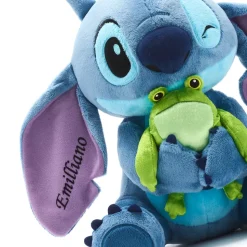 Peluche Stitch de taille moyenne avec grenouille Journée de l'Expérience 626 2025, Lilo & Stitch – 33 cm