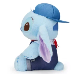 Peluche Stitch denim de taille moyenne, Lilo & Stitch, 33 cm