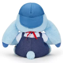 Peluche Stitch denim de taille moyenne, Lilo & Stitch, 33 cm