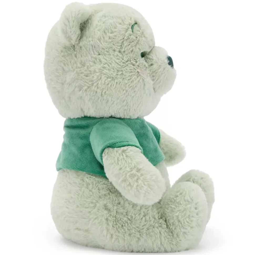 Peluche Winnie l'Ourson verte de taille moyenne, 33 cm